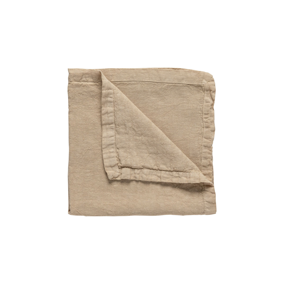 Costa Nova Serviette 100 % Leinen Ajour. Maria 47x47 cm (BxL); braun; 8 Stück / Pack