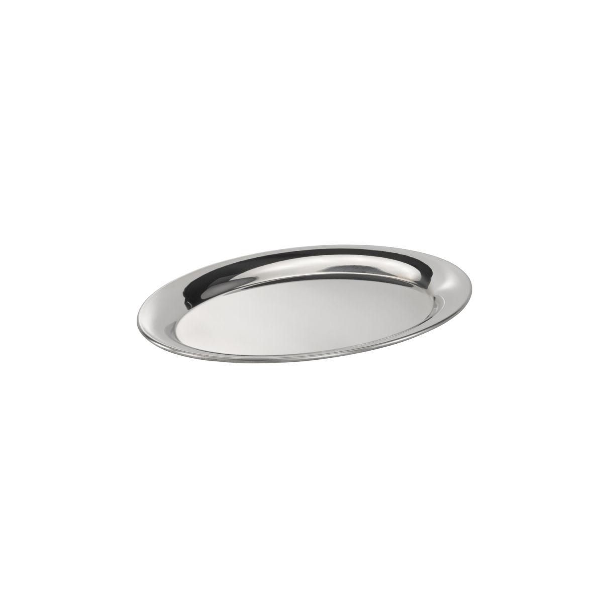 APS Serviertablett KAFFEEHAUS, Edelstahl, oval, hochglanz; 14.5x20x1.5 cm (LxBxH); silber; oval