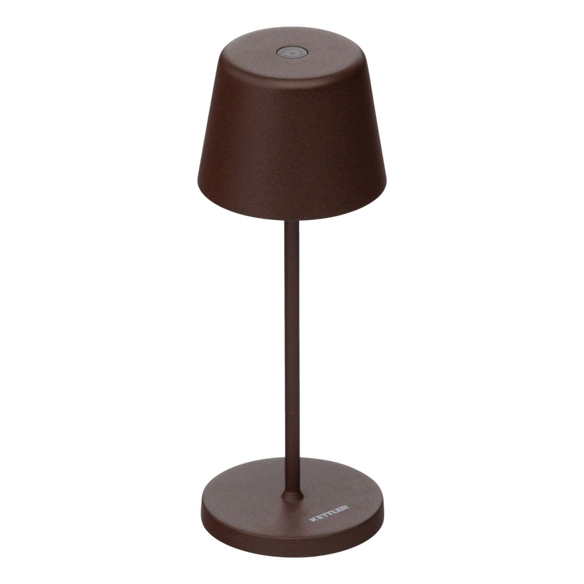 KETTLER Tischleuchte SMOOTH Micro KETTLIGHT; 7.5x7.6x21 cm (LxBxH); rostbraun; Gestell rostbraun