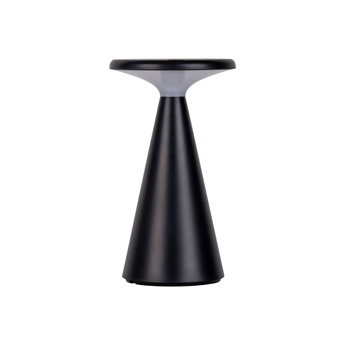 NÄVE Leuchten Solar-Akku-Tischleuchte PALU 11.5x11.5x11.5x20 cm (LxBxØxH); schwarz