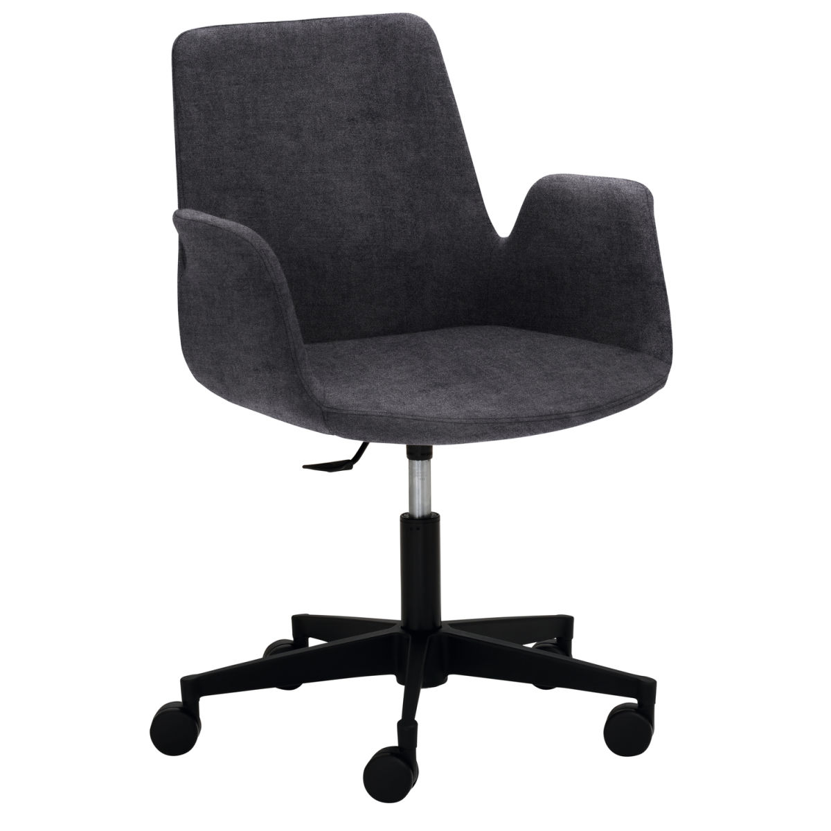 Mayer Sitzmöbel Sessel 2010 Polyester-Stoff, mit Armlehnen 65x65x82 cm (BxTxH); Sitz anthrazit, Gestell schwarz