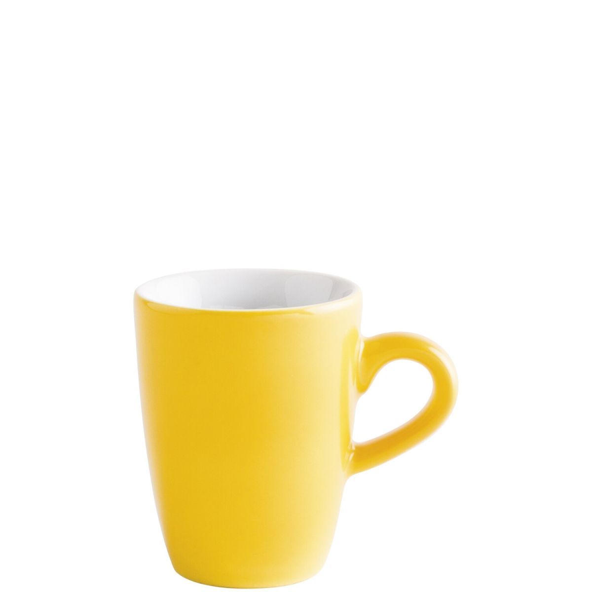 Kahla Espresso-Obertasse Pronto Colore hoch 80 ml, 5.5x7 cm (ØxH); sonnengelb; rund; 6 Stück / Pack