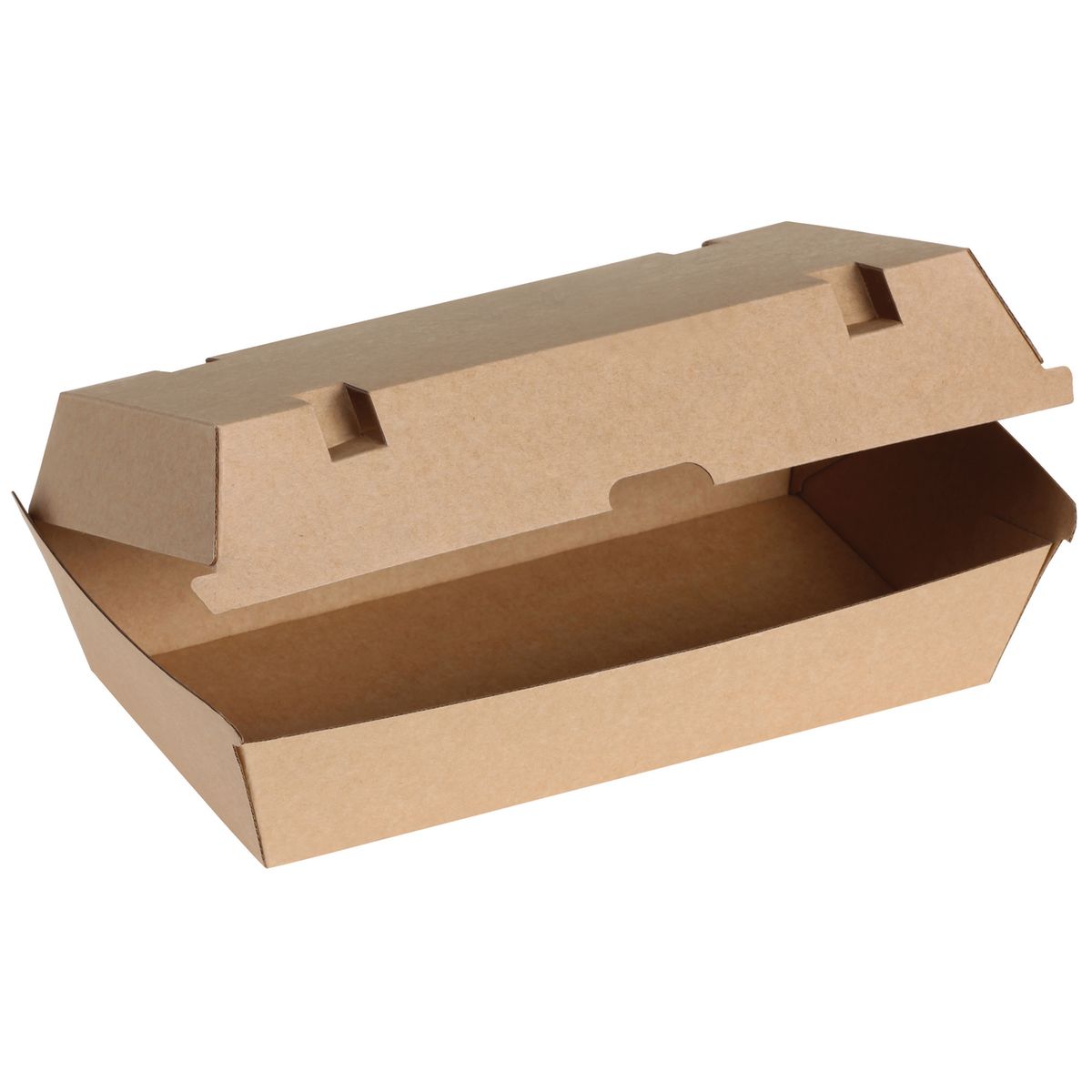 naturesse Food-Box Kraft braun - 178x165x45mm 10.7x7.9 cm (BxH); braun; 200 Stück / Pack