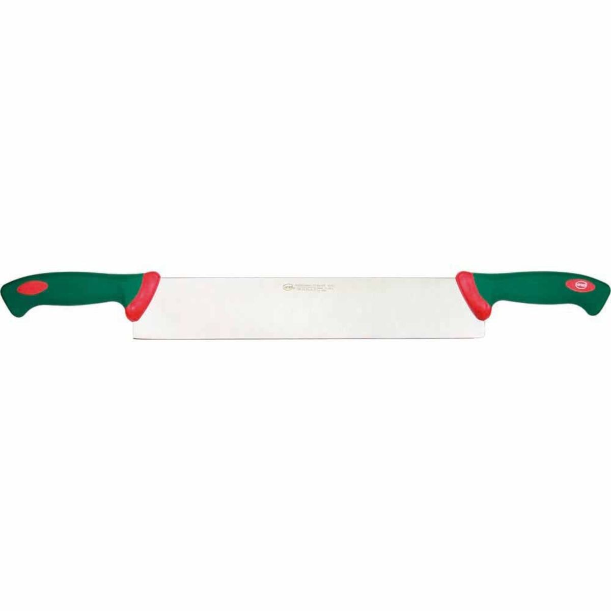 Sanelli Käsemesser mit 2 Griffen, ergonomischer Griff, Klingenlänge 36 cm 36 cm (L); grün