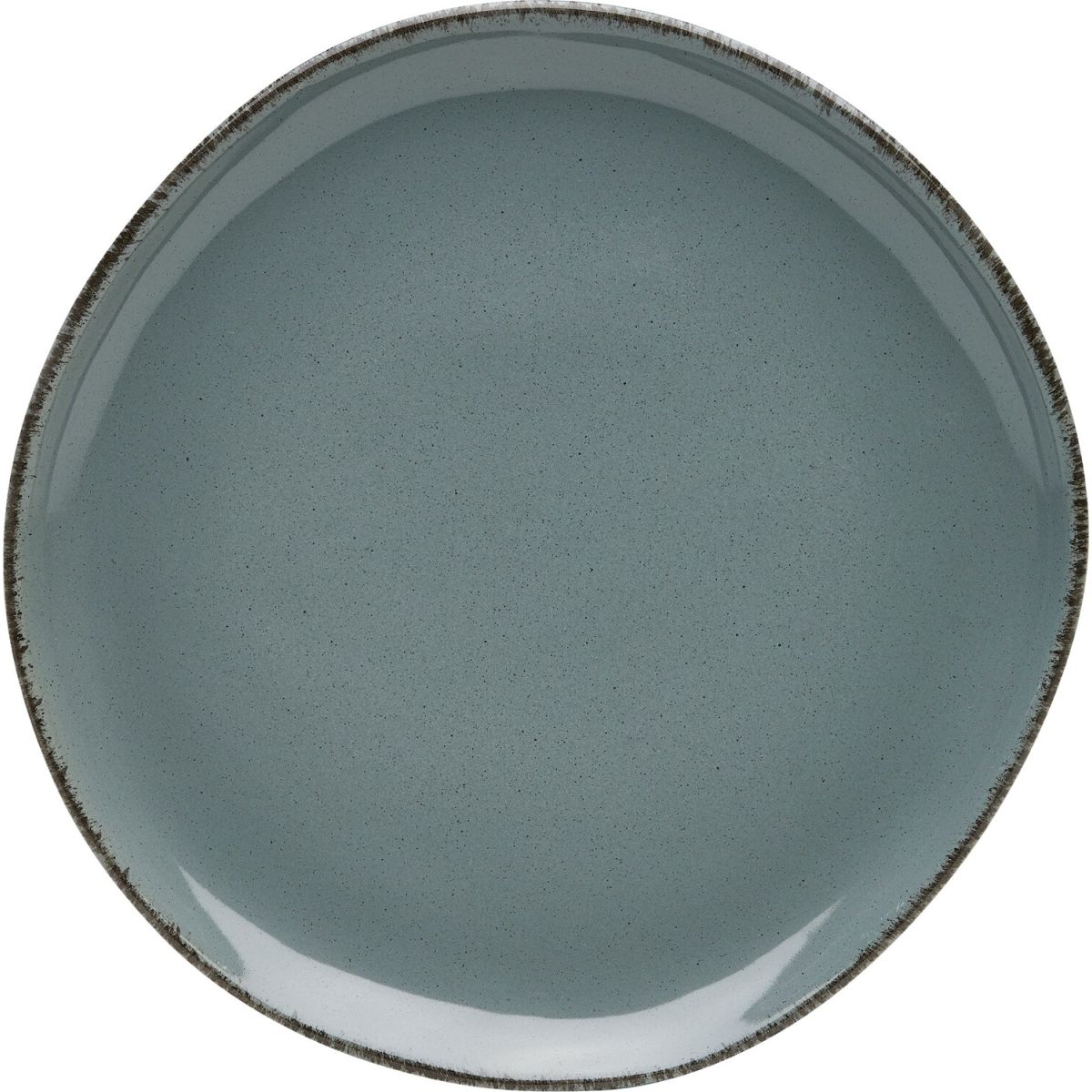 van Well Dessertteller Urban 20 cm, Steinzeug, van Well, grau; 20x1.8 cm (ØxH); grau; rund; 6 Stück / Pack