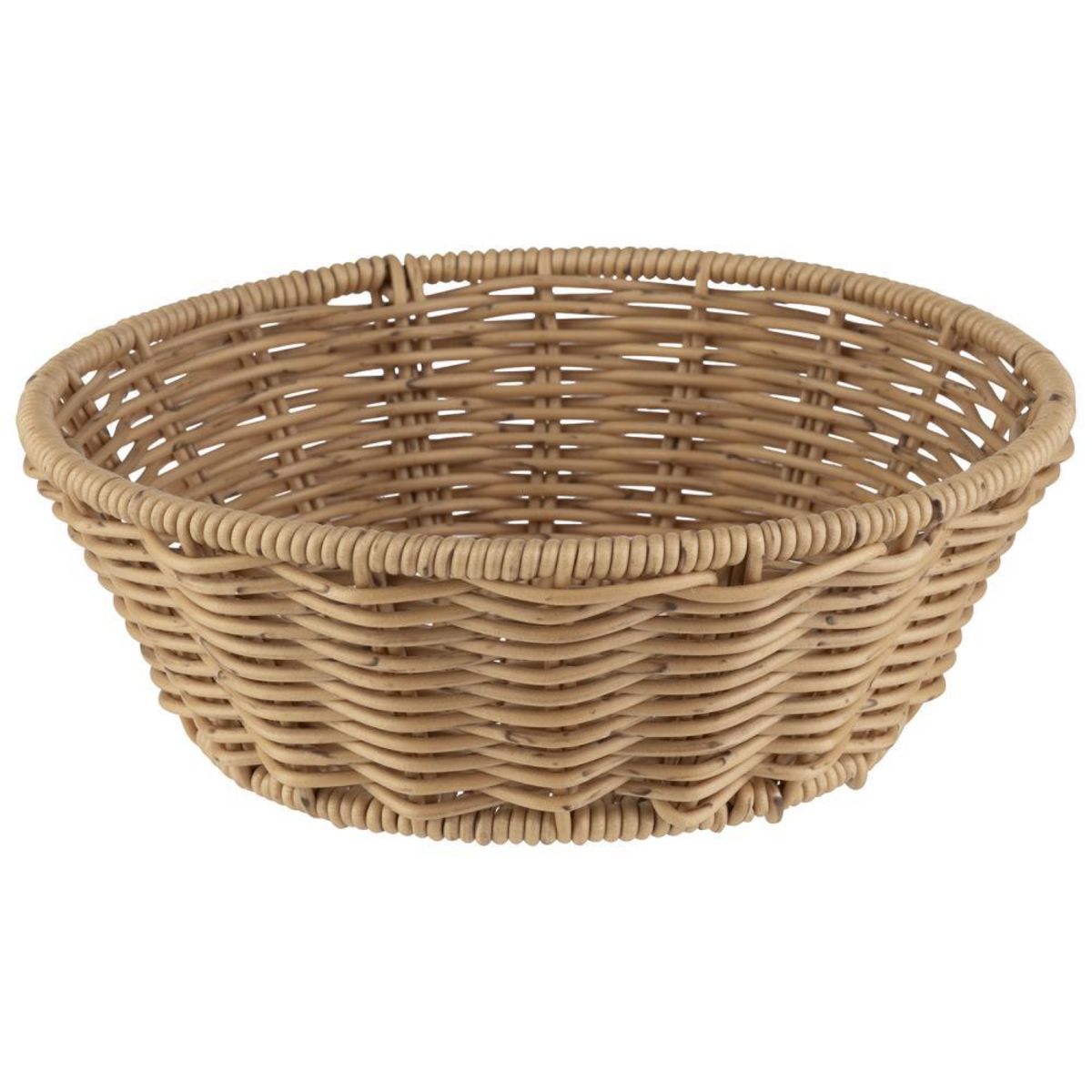 APS Korb -COVE-, Polypropylen; 20x20x7 cm (LxBxH); beige