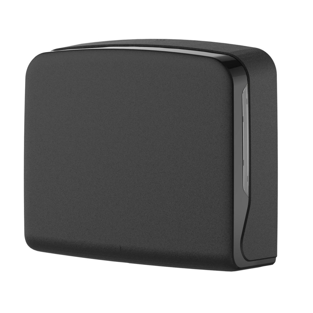Plock Handtuchspender, Interfold, Mini 28.2x24.9x10 cm (BxHxT); schwarz
