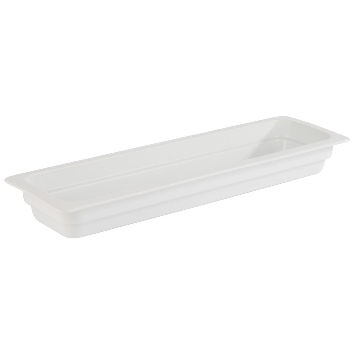 APS GN 2/4 Behälter, Porzellan GN 2/4, 3 l, 53x16.2x6 cm (LxBxT); weiß