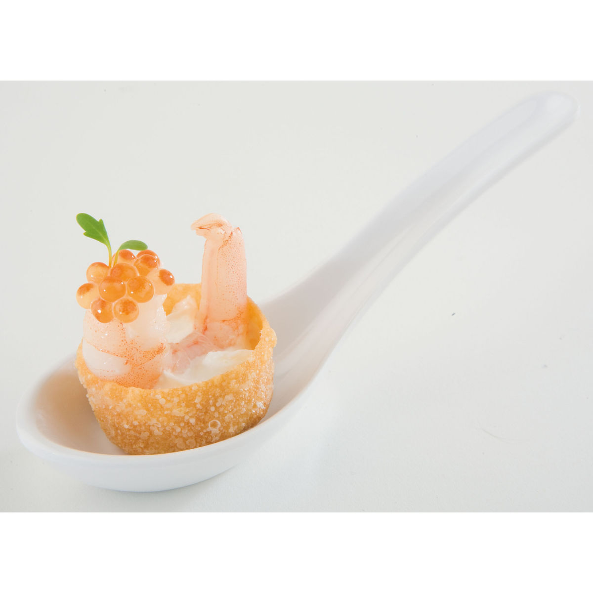APS Fingerfoodlöffel HONG KONG, Melamin 13.5 cm (L); weiß; 60 Stück / Pack
