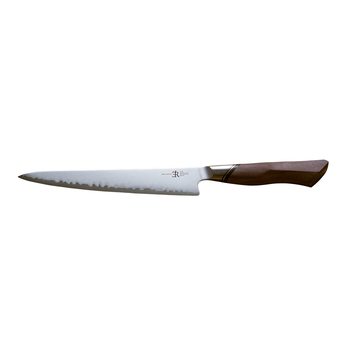 Ryda Knives Tranchiermesser A30 Klingenlänge 20.5 cm, 34 cm (L); silber/braun