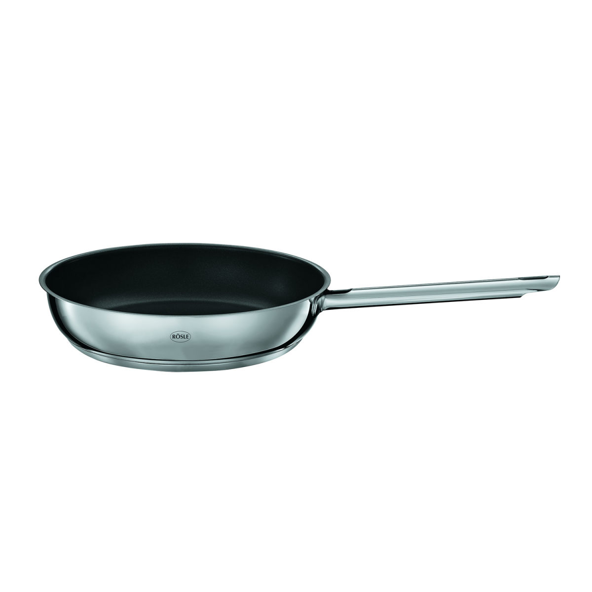 RÖSLE Bratpfanne ELEGANCE 0.023 l, 52x29.5x9 cm (LxBxH); schwarz/silber; rund
