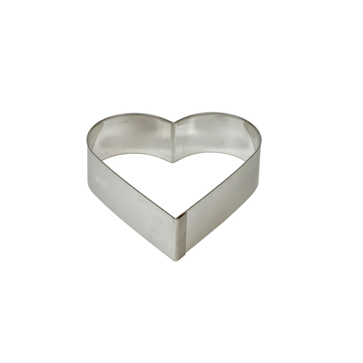 Schneider Tortenring Herz 5x20 cm (HxØ); silber