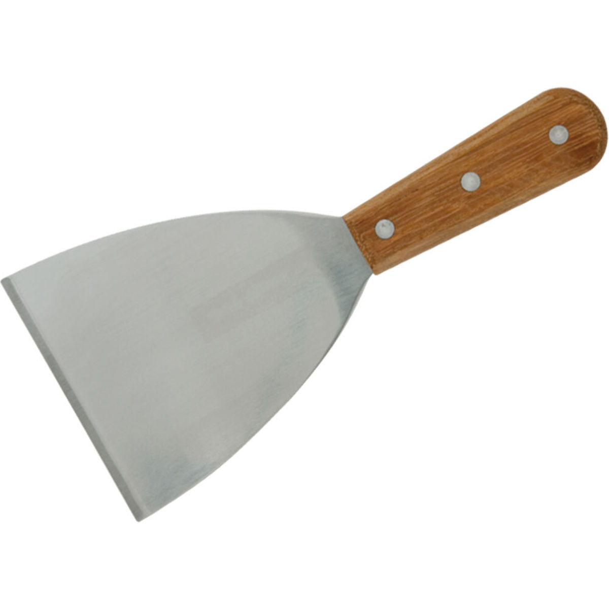 Stalgast Spachtel mit Holzgriff, Edelstahl, Länge 22 cm 21.5x10 cm (LxB); silber