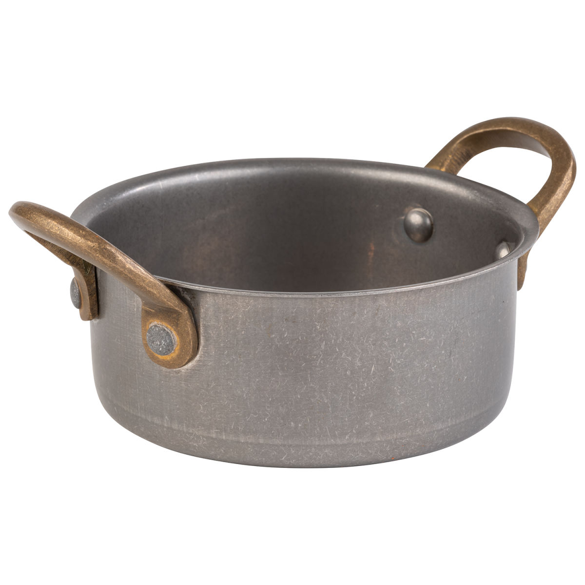 APS Serviertopf VINTARA, Edelstahl 350 ml, 11.5x11.5x5 cm (LxBxH); silber