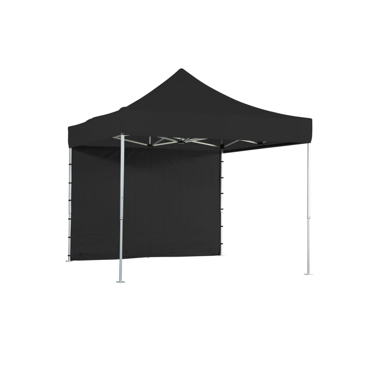 VeroTENT VeroTENT 3m Seitenwand geschlossen 300x205 cm (LxB); schwarz