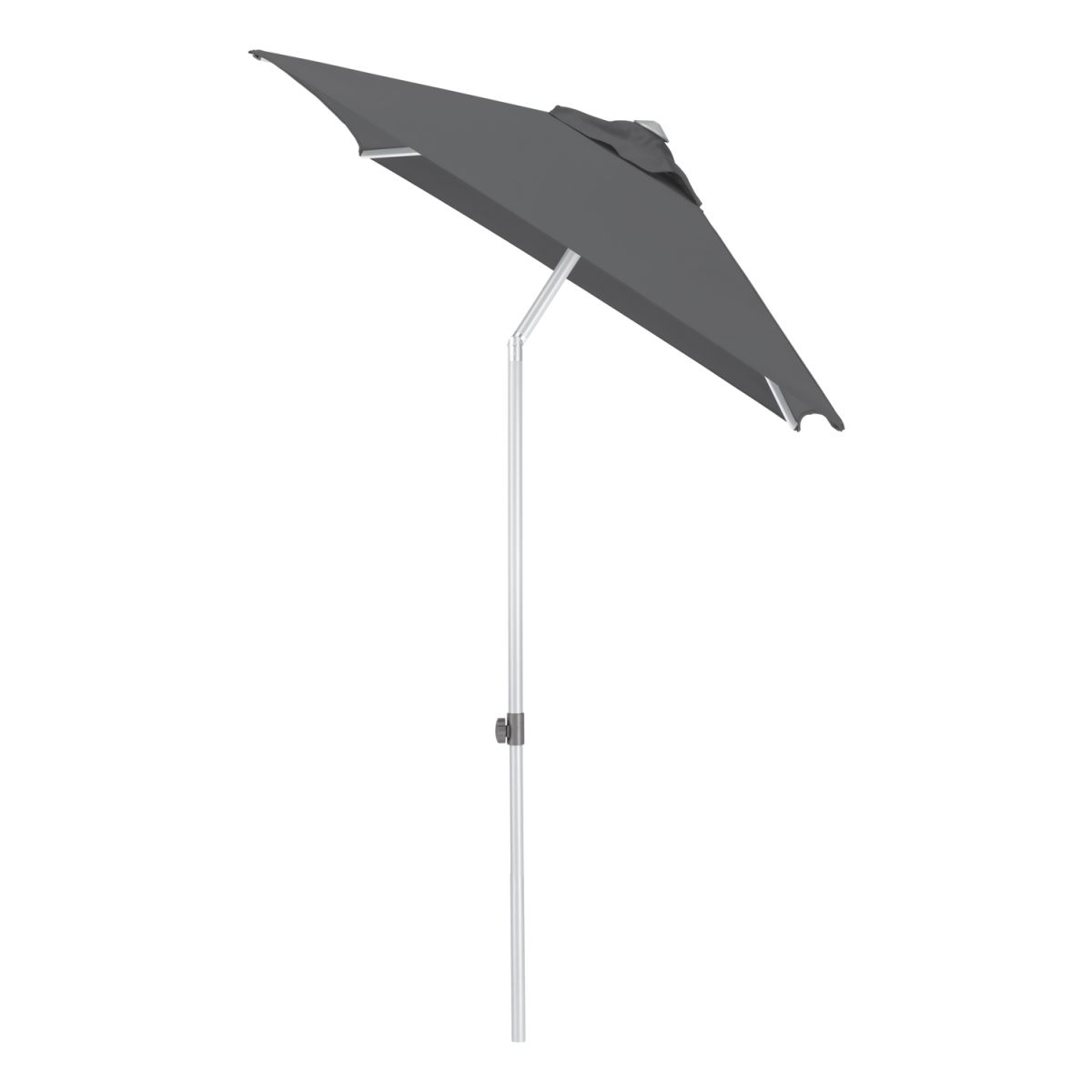 KETTLER Schirm UPF 50+ EASY PUSH, mit PU-Beschichtung 150x210x250 cm (LxBxH); anthrazit; Gestell silber; rechteckig