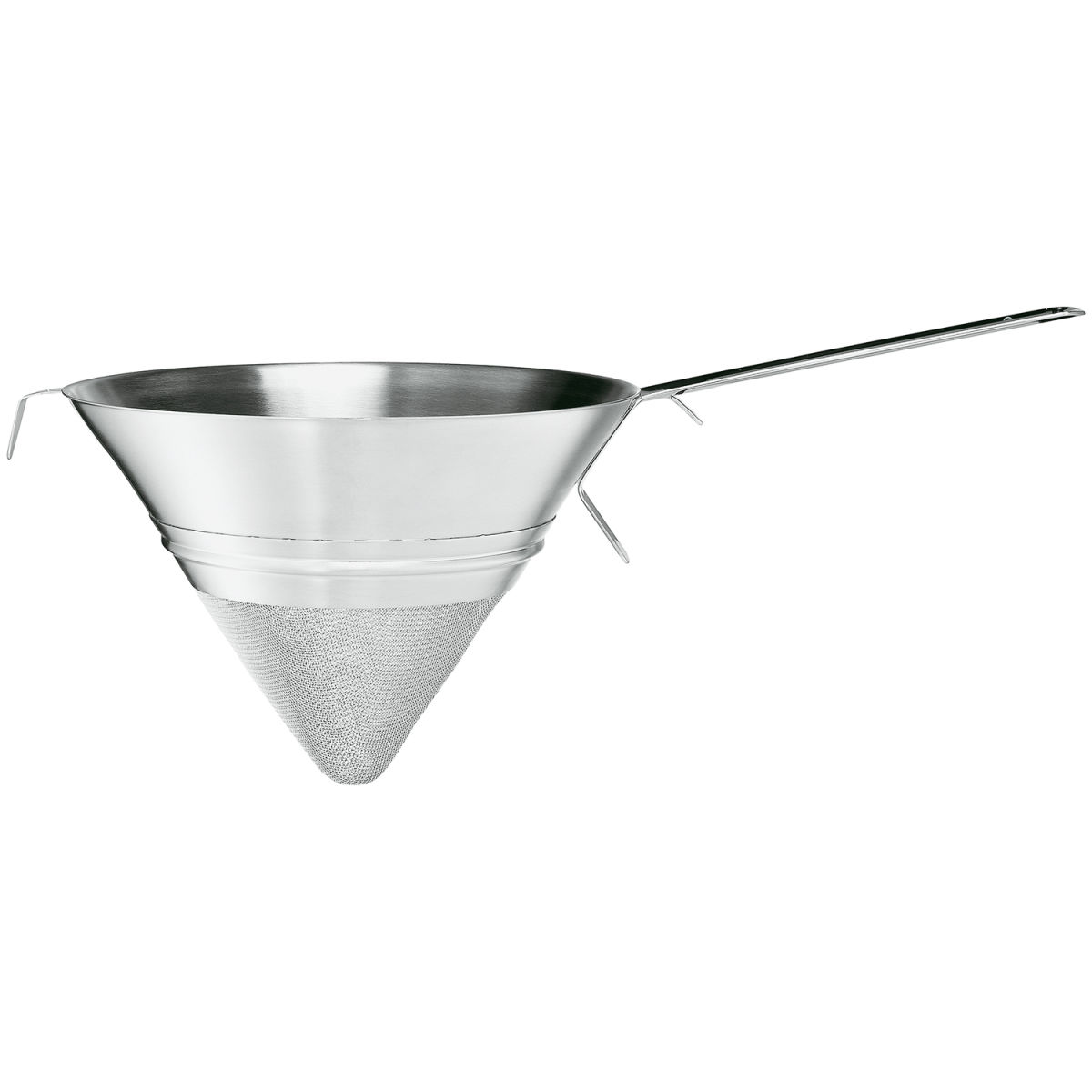 RÖSLE Gaze Sieb Ø 25 cm Gastro 0.028 l, 25x47.5x24.5x18 cm (ØxLxBxH); silber; konisch