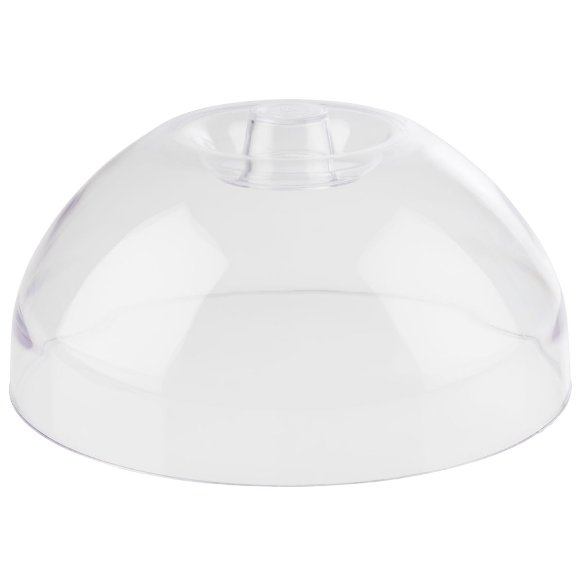 APS Abdeckhaube, Polystyrol, rund; 18.2x18.2x9 cm (LxBxH); transparent