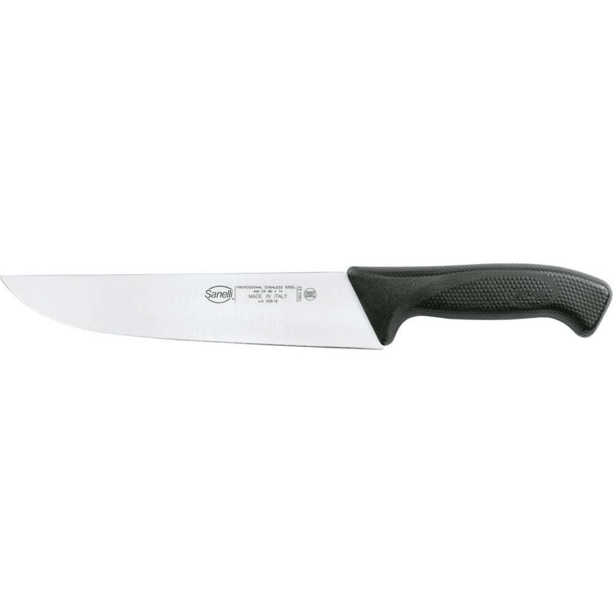 Coltello da cucina Sanelli Skin Lunghezza lama 180 mm Sanelli; 23 cm (L); nero