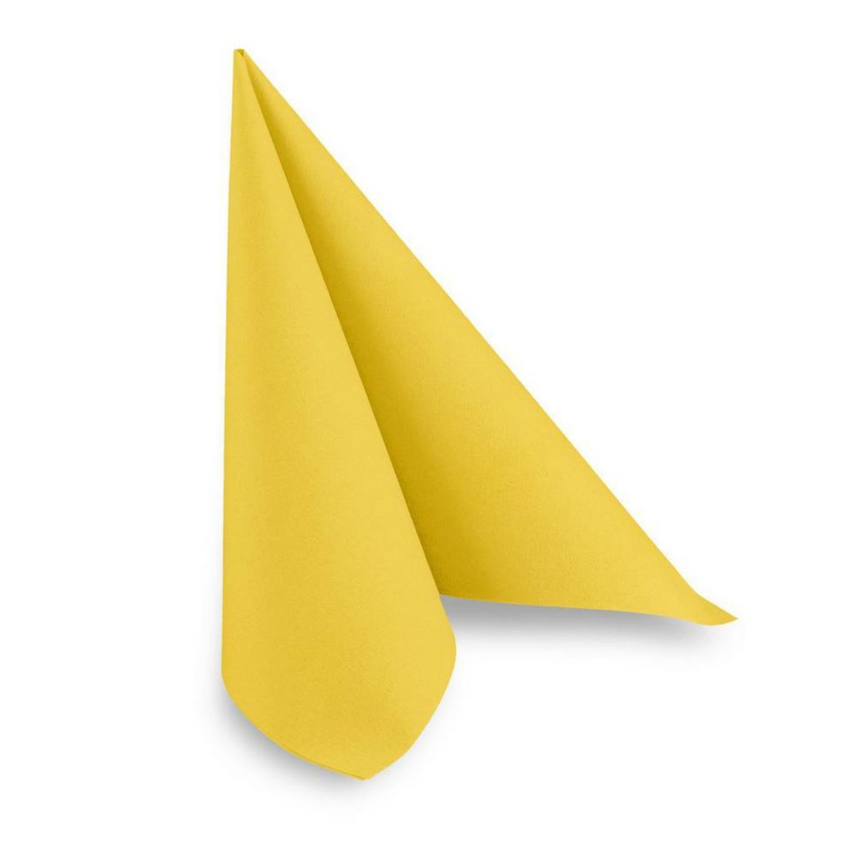 Plock Airlaid-Servietten 40 x 40 cm; 40x40 cm (BxL); gelb; 800 Stück / Pack