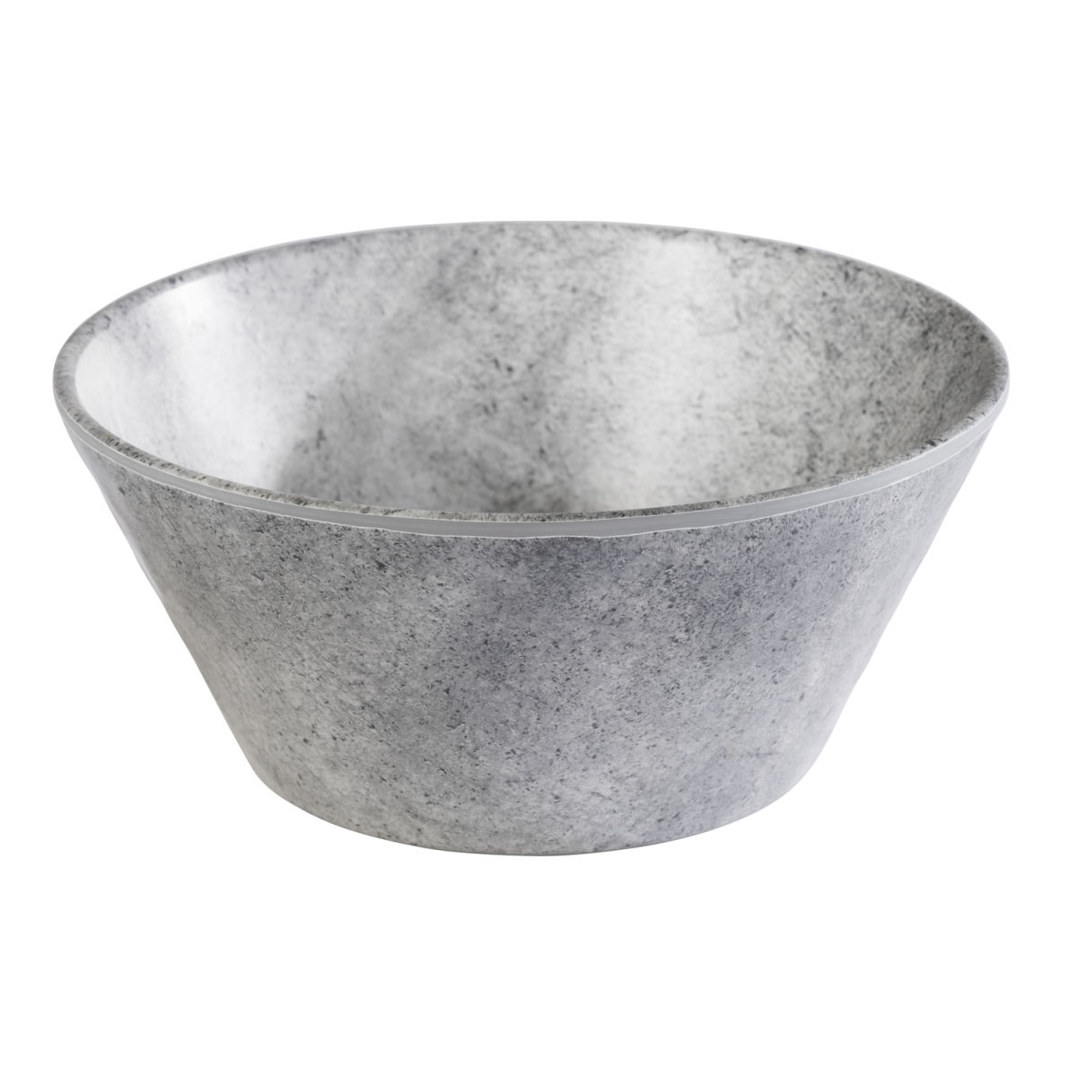 APS Schale CONCRA, Melamin, rund, groß 500 ml, 16x16x16x7 cm (LxBxØxH); grau; rund