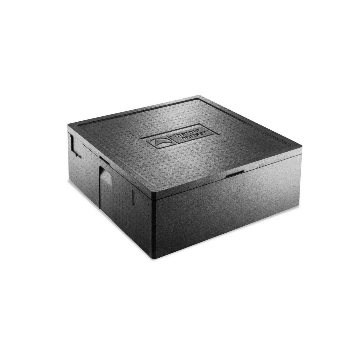 thermohauser thermohauser EPP-Thermobox Pizza Party/Family, mit Deckel, 69 x 69 x 27 cm 83 l, 69x69x27 cm (LxBxH); schwarz