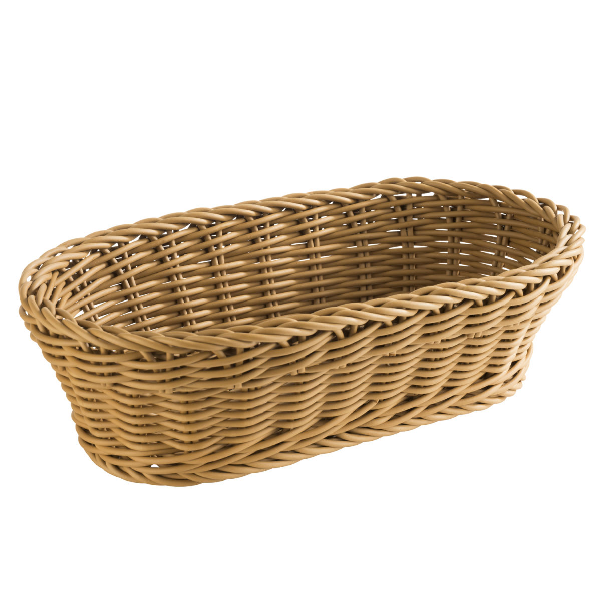 APS Korb PROFI LINE, Polypropylen, oval 16x28x8 cm (LxBxH); beige; oval
