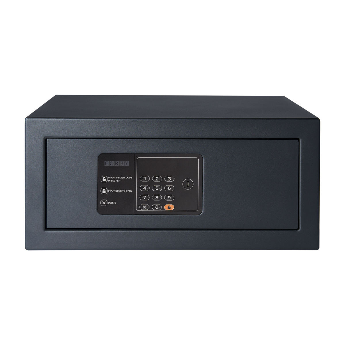 Cassaforte Digitale per hotel Westminster per Laptop in Nero CORBY; 1 ml, 43x19.5x37 cm (LxHxP); nero