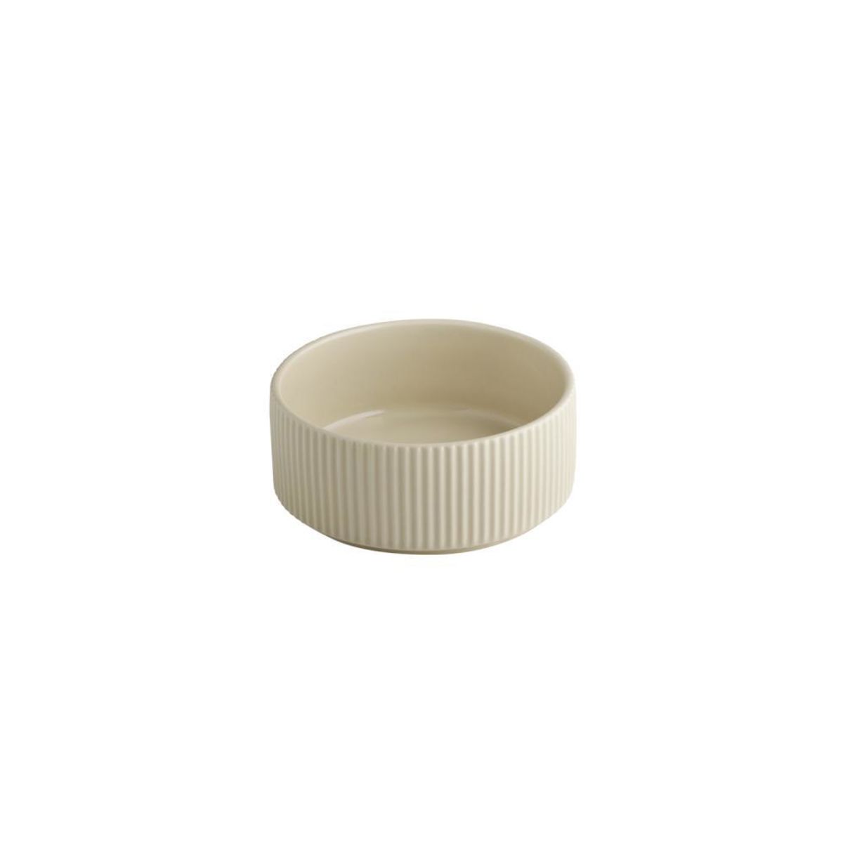 APS Schale -THE GRID-; 450 ml, 14x6 cm (ØxH); beige; 6 Stück / Pack