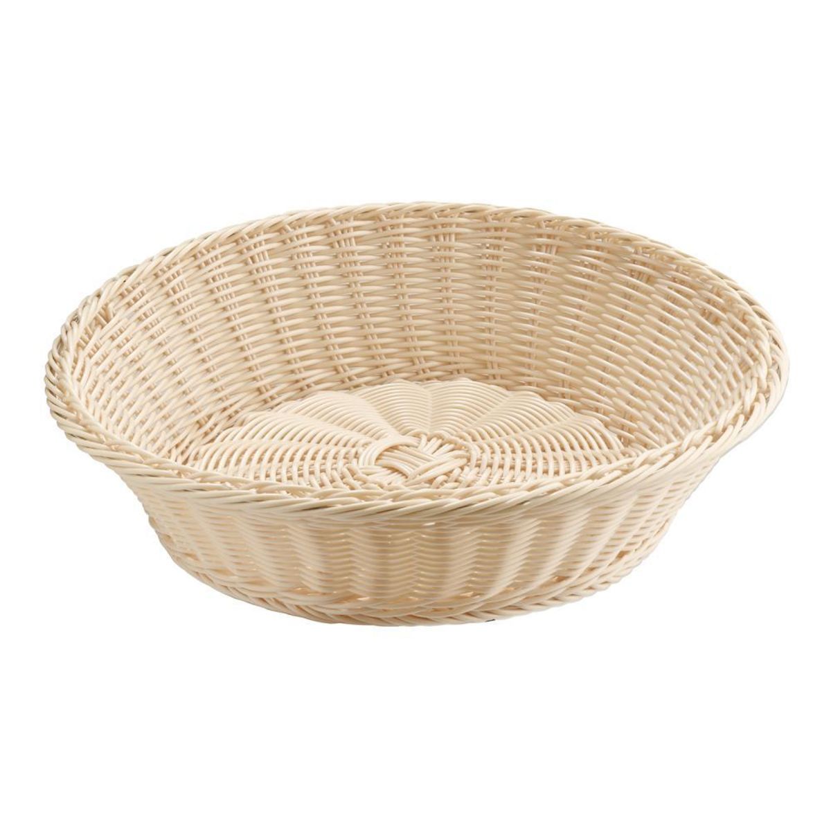 APS Tisch- und Buffetkorb ECONOMIC, Polypropylen 38x38x39x8.5 cm (LxBxØxH); beige; rund