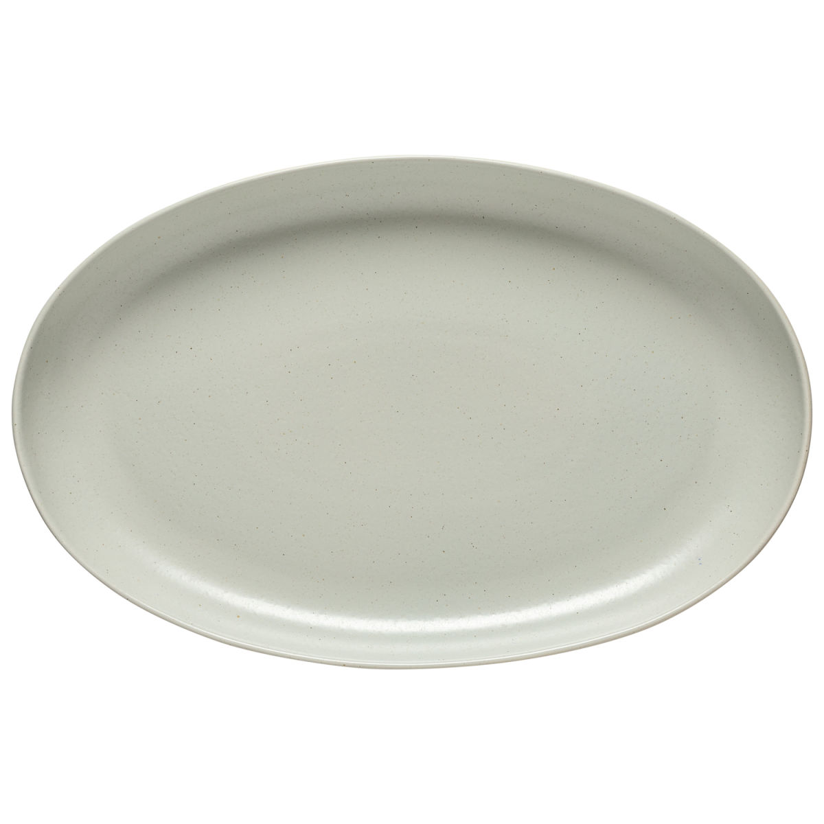 Costa Nova Ovaler Teller Pacifica 40.8x26.3x4.5 cm (LxBxH); grau; oval; 4 Stück / Pack