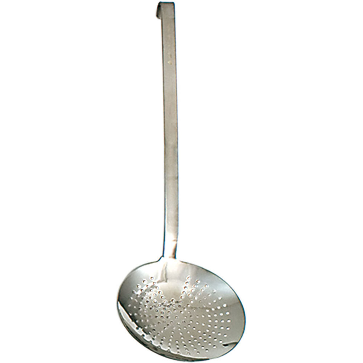 Schiumarola monoblocco, manico ergonomico, Ø 10 cm, lunghezza 30,5 cm Sunnex; 12x36 cm (ØxL); argento