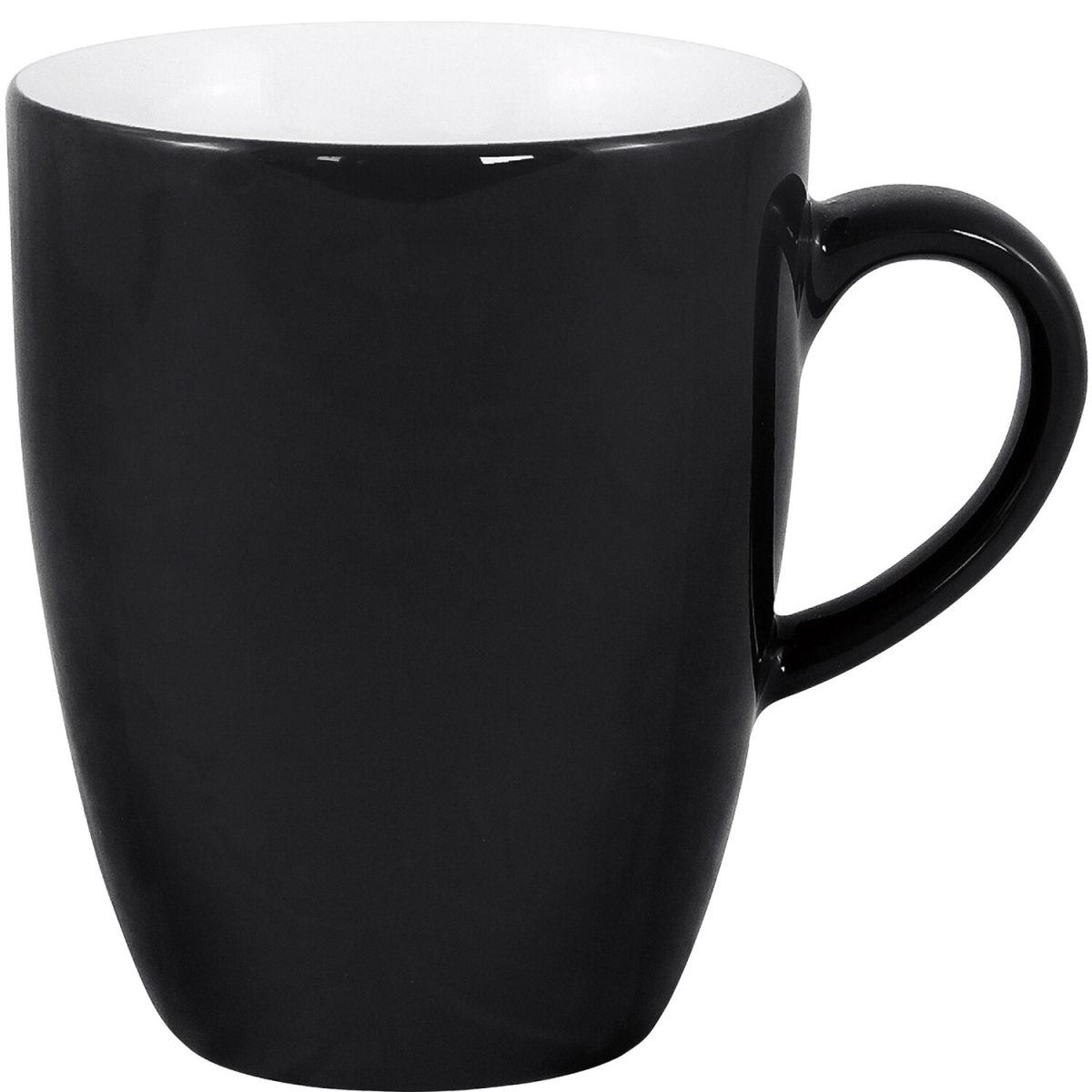 Kahla Macchiatobecher Pronto Colore 306 ml, 8x9.5 cm (ØxH); schwarz; rund; 6 Stück / Pack