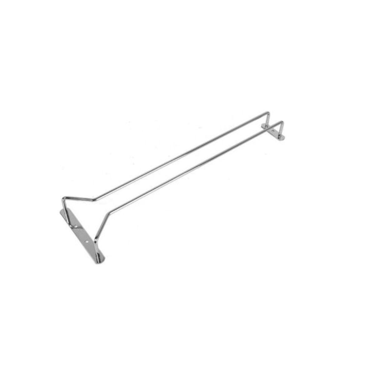 Stalgast Gläserschiene, einreihig L. 400 mm 12x4x40 cm (BxHxT); silber