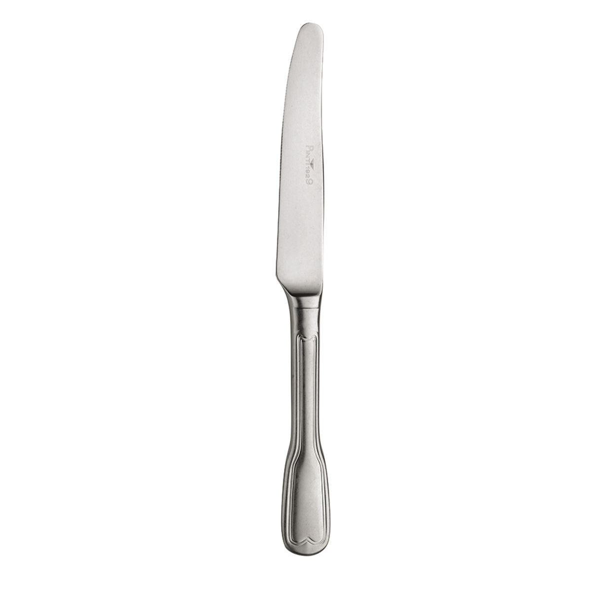 Pintinox Tafelmesser VITTORIALE StoneWashed / Vintage-Optik 24 cm (L); silber; 12 Stück / Pack