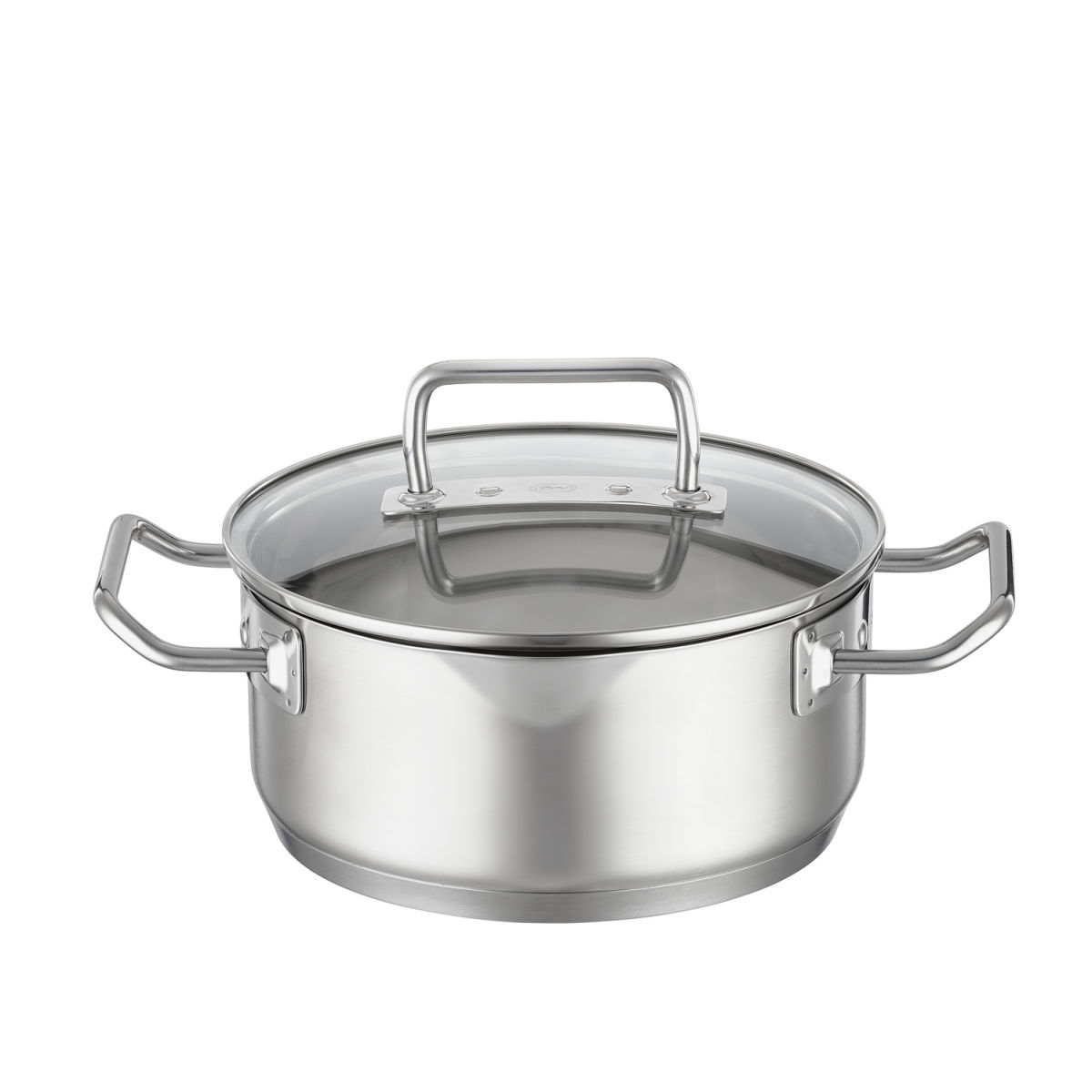 RÖSLE Bratentopf (B) mit Deckel Ø 20cm EXPERTISO 30x21.5x16 cm (LxBxH); transparent