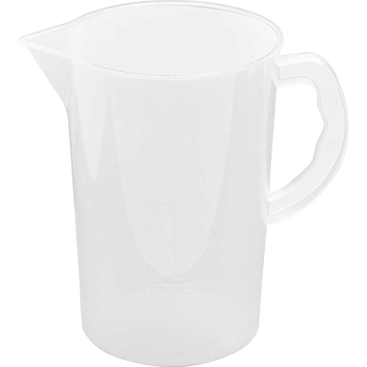 Sunnex Messbecher aus Polypropylen 3 l; transparent