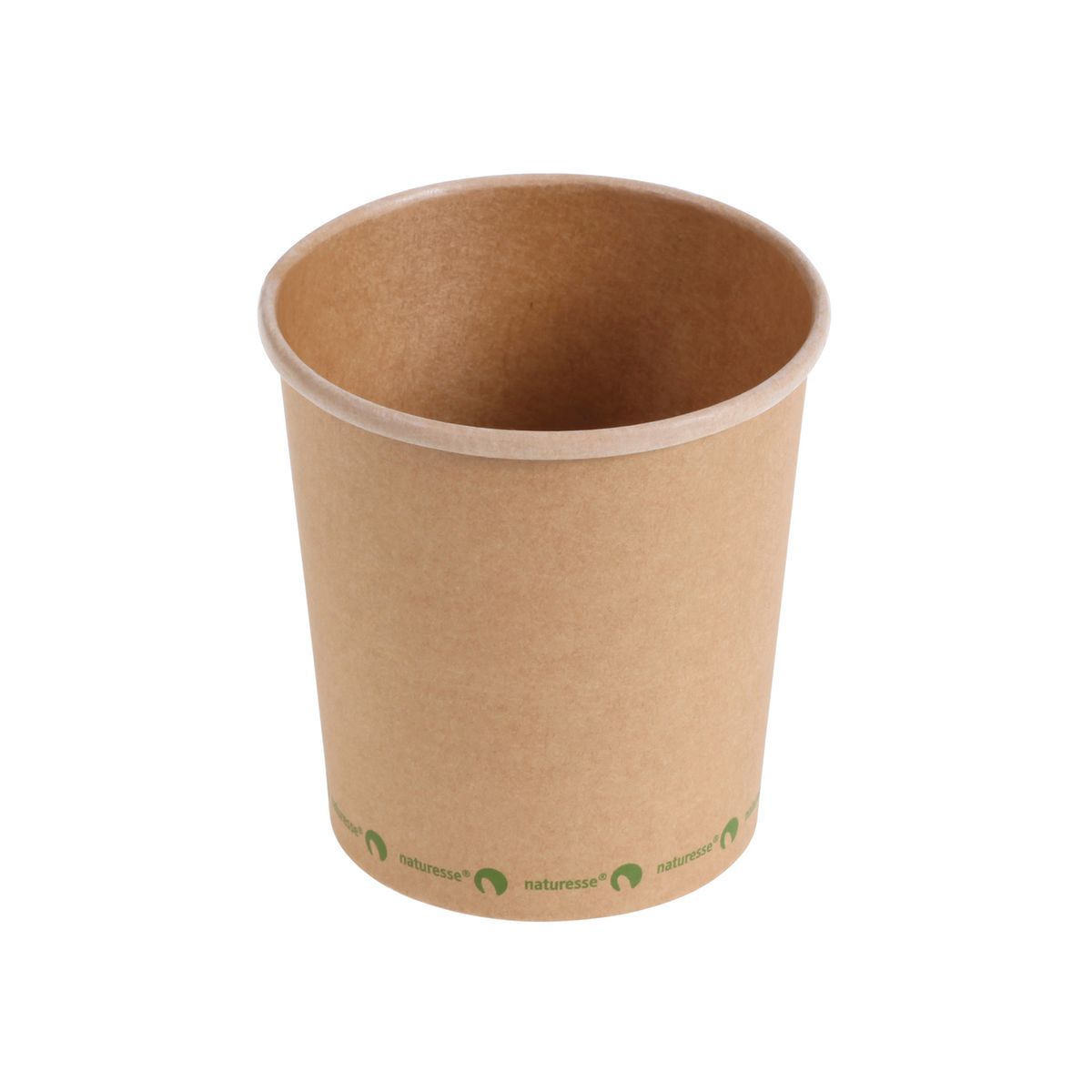 naturesse Suppenbecher Kraft/PLA 480 ml, 9.8x10.2 cm (ØxH); braun; 500 Stück / Pack
