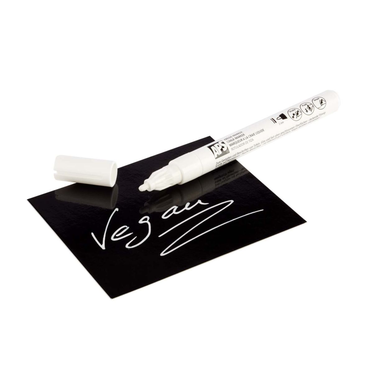 APS Kreidestift, 2er Set Ø 1 cm 13 cm (L); weiß; 2 Stück / Pack