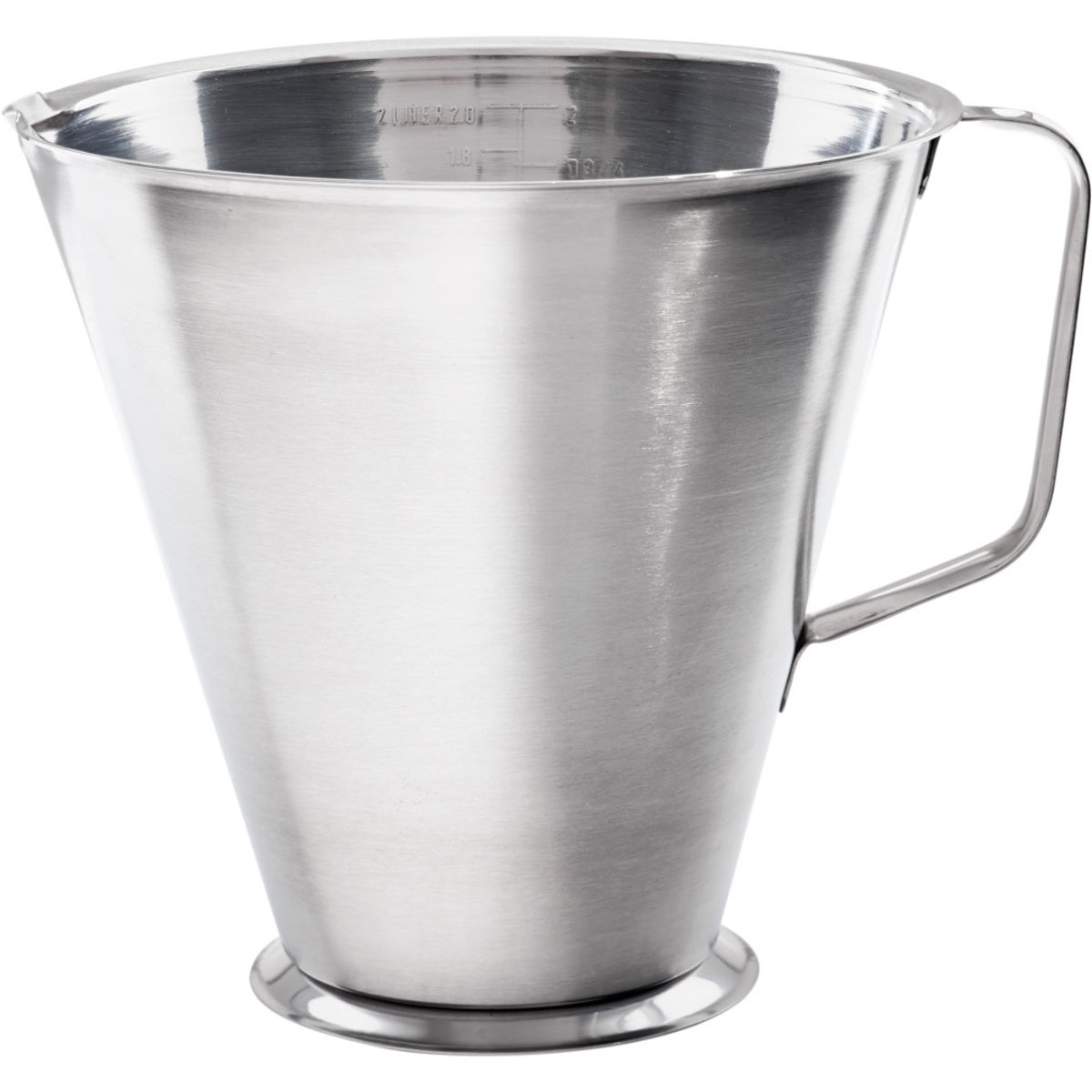 Stalgast Messkanne aus Edelstahl 2 l, 17.5x18 cm (ØxH); silber
