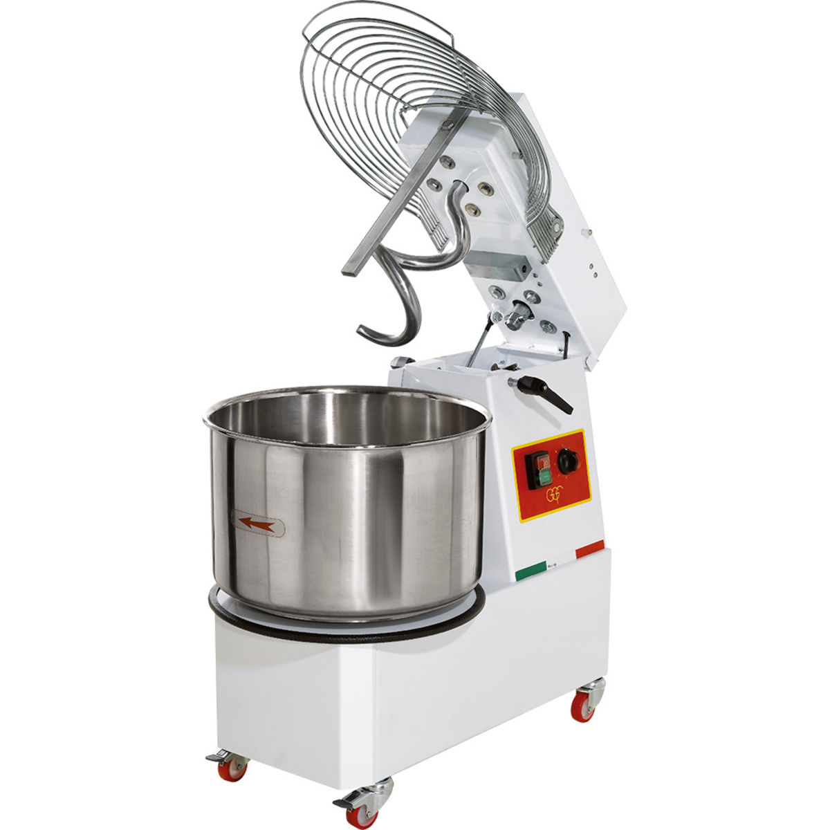 GGF Spiral-Teigknetmaschine bis 25 kg, 1300 Watt; 45x75 cm (BxH); weiß