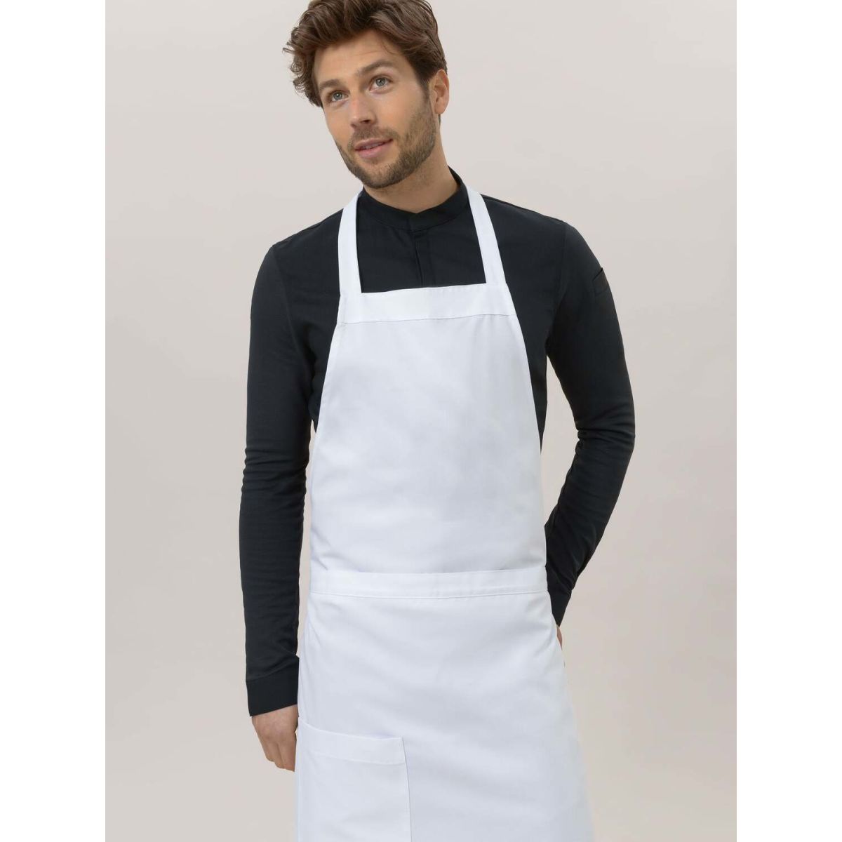 Le Nouveau Chef Phoenix kookschort ; 70x110 cm (LxB); wit