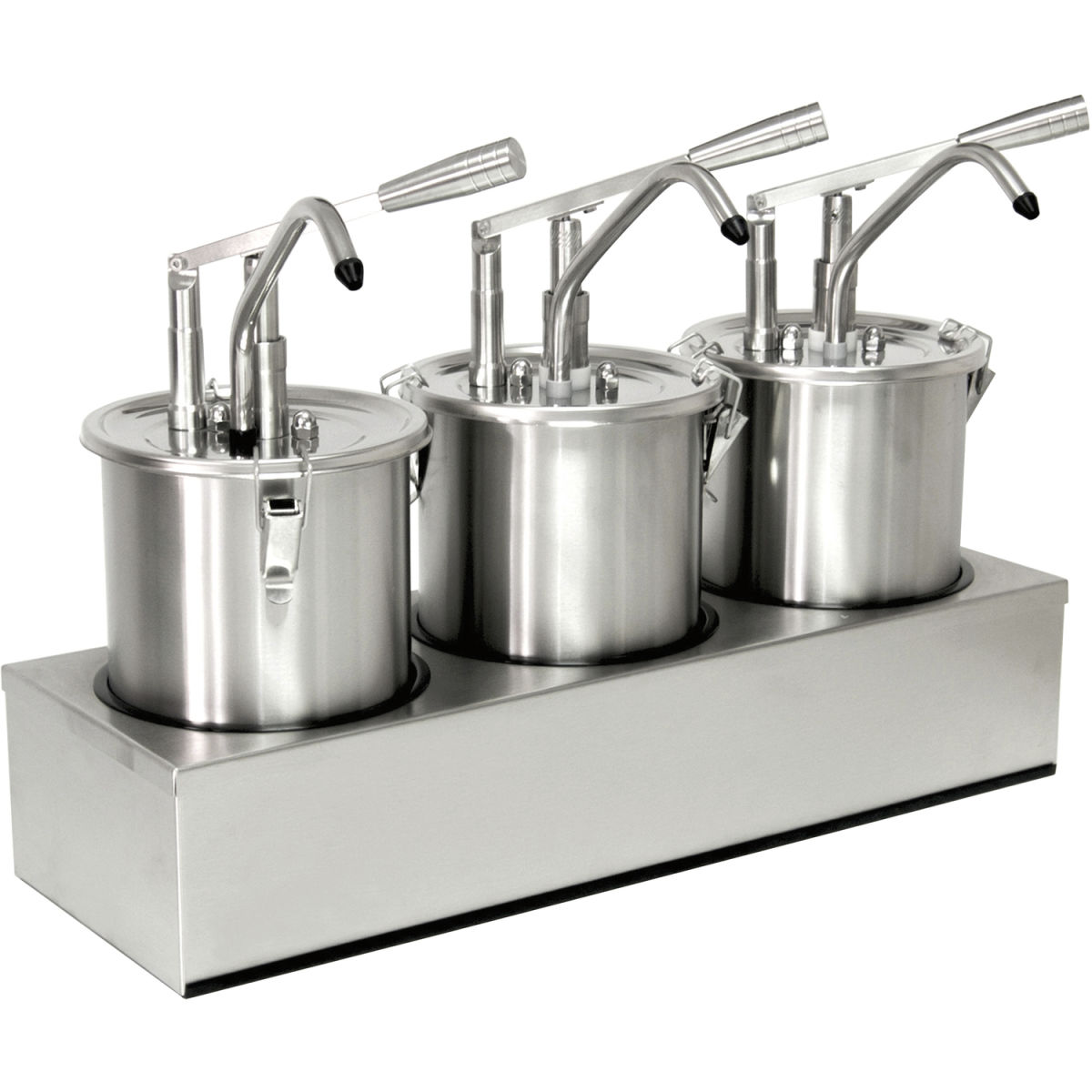 Schneider Hebel Dosierspender Edelstahl 4500 ml, 18x60x20x44 cm (ØxLxBxH); edelstahl