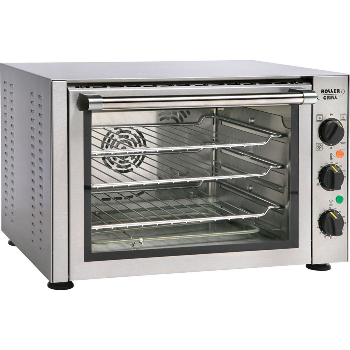 Roller Grill Konvektomat, Turbo-Quarz-Technologie, fünf Funktionen 55x35.5 cm (BxH); silber