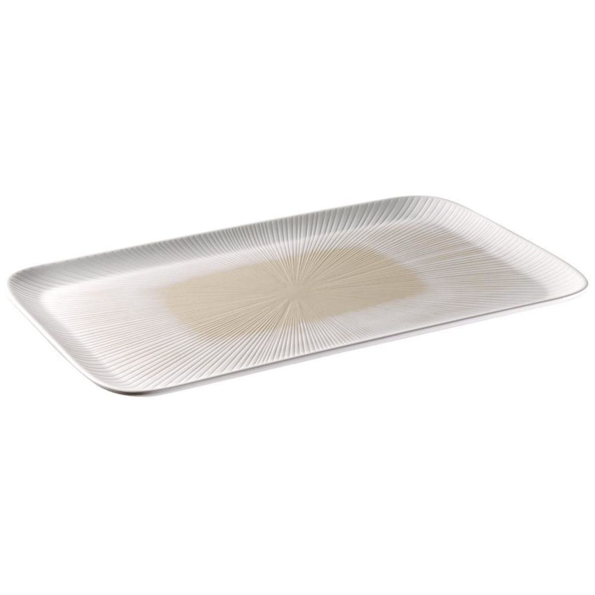 APS GN 2/4 Tablett BLUSH, Melamin 53x32.5x2.5 cm (LxBxH); beige/altweiß/weiß; rechteckig