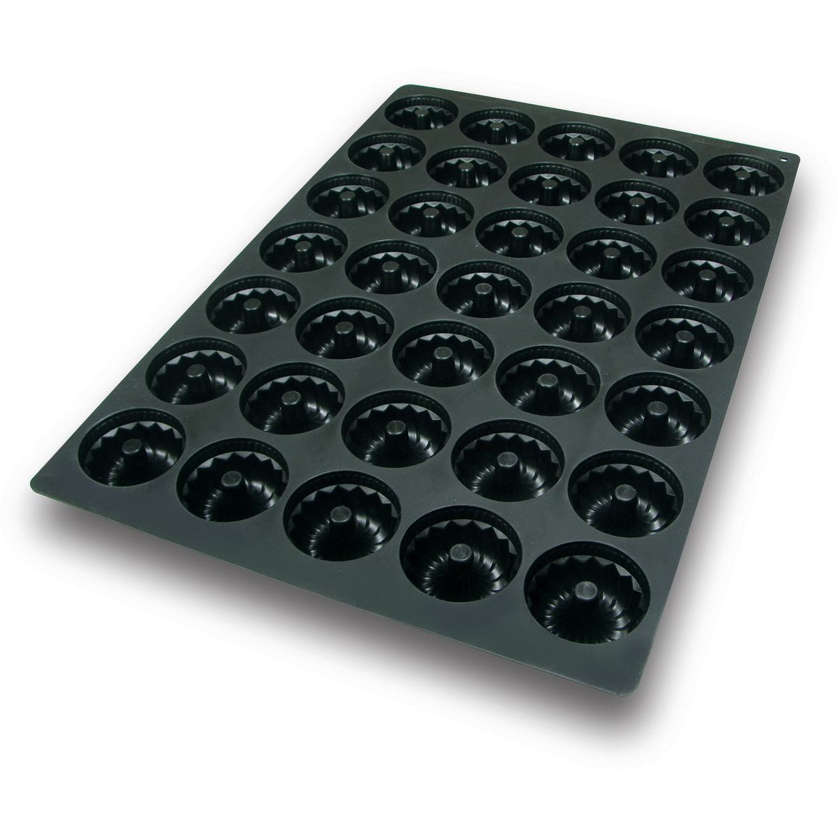 Schneider Silikonbackform 80 ml, 60x40x6x3 cm (LxBxØxH); schwarz