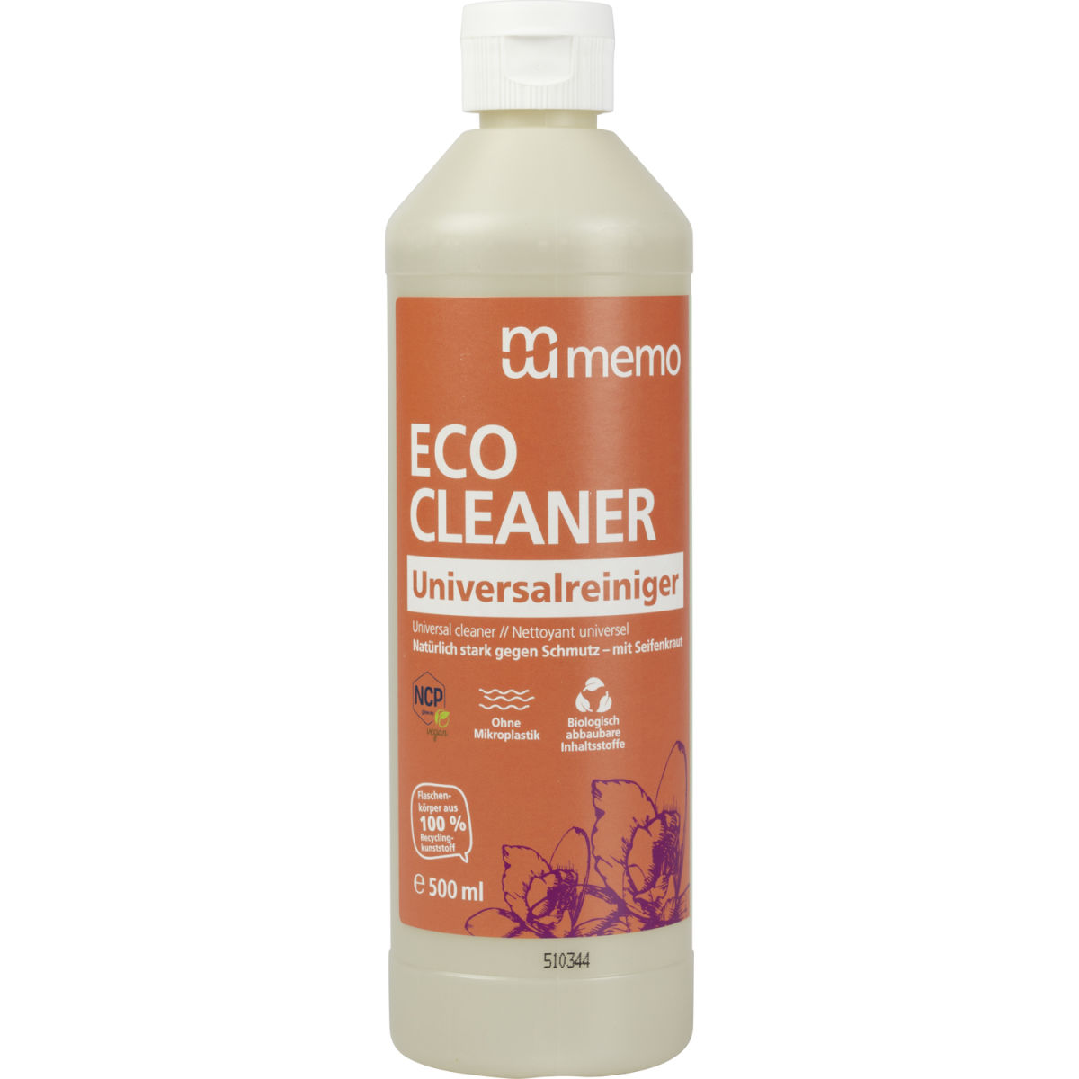 memo Universalreiniger 'ECO CLEANER'; 500 ml; weiß