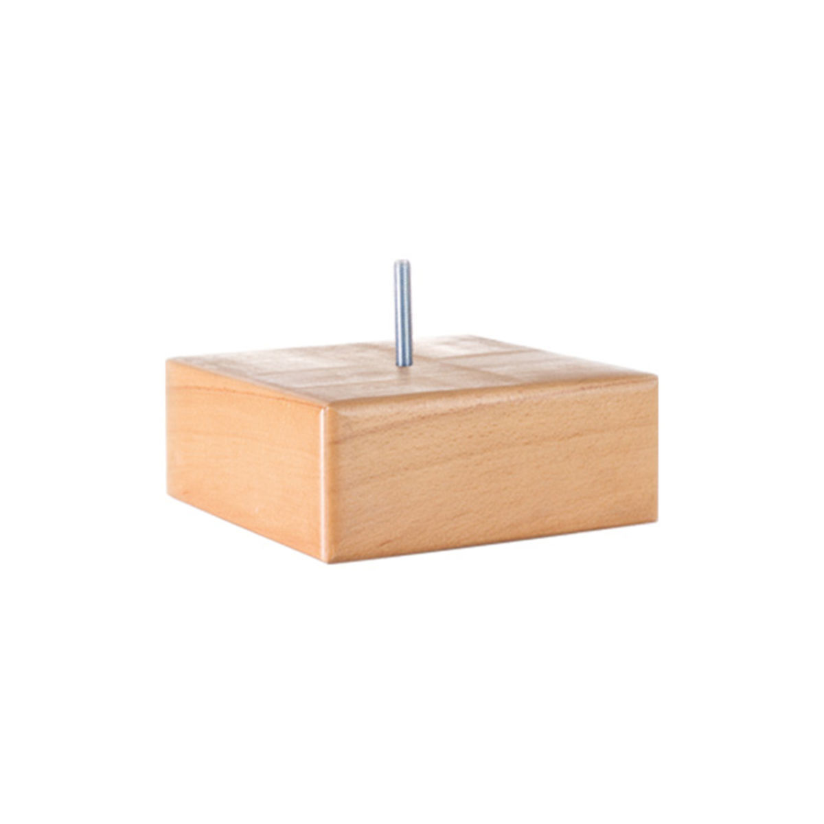 FBF bed&more Fußset Block, 4 Füße 6.5 cm (H); buche natur