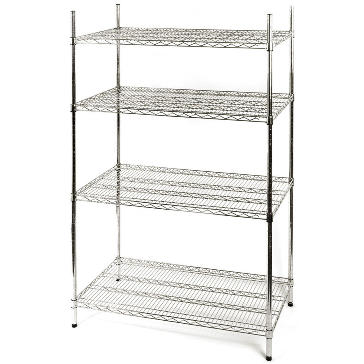 Stalgast Lagerregal aus Chromstahl 152.5x180x61 cm (BxHxT); silber