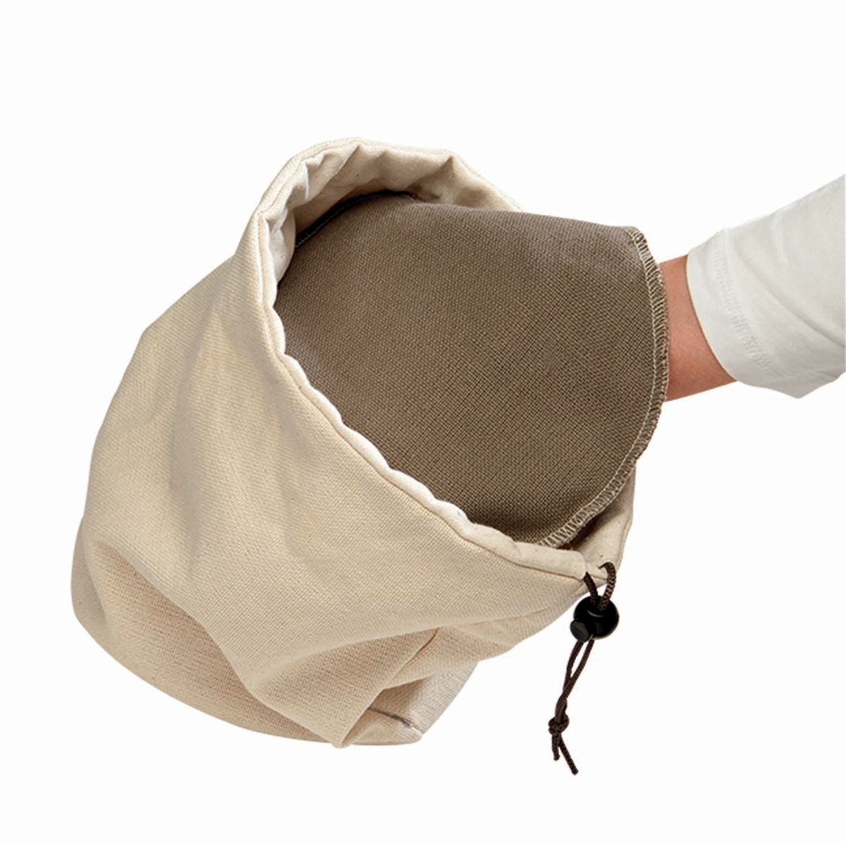APS Wärmekissen zu Brottaschen 30380 und 30390 19x19x19x1.5 cm (LxBxØxH); braun; rund